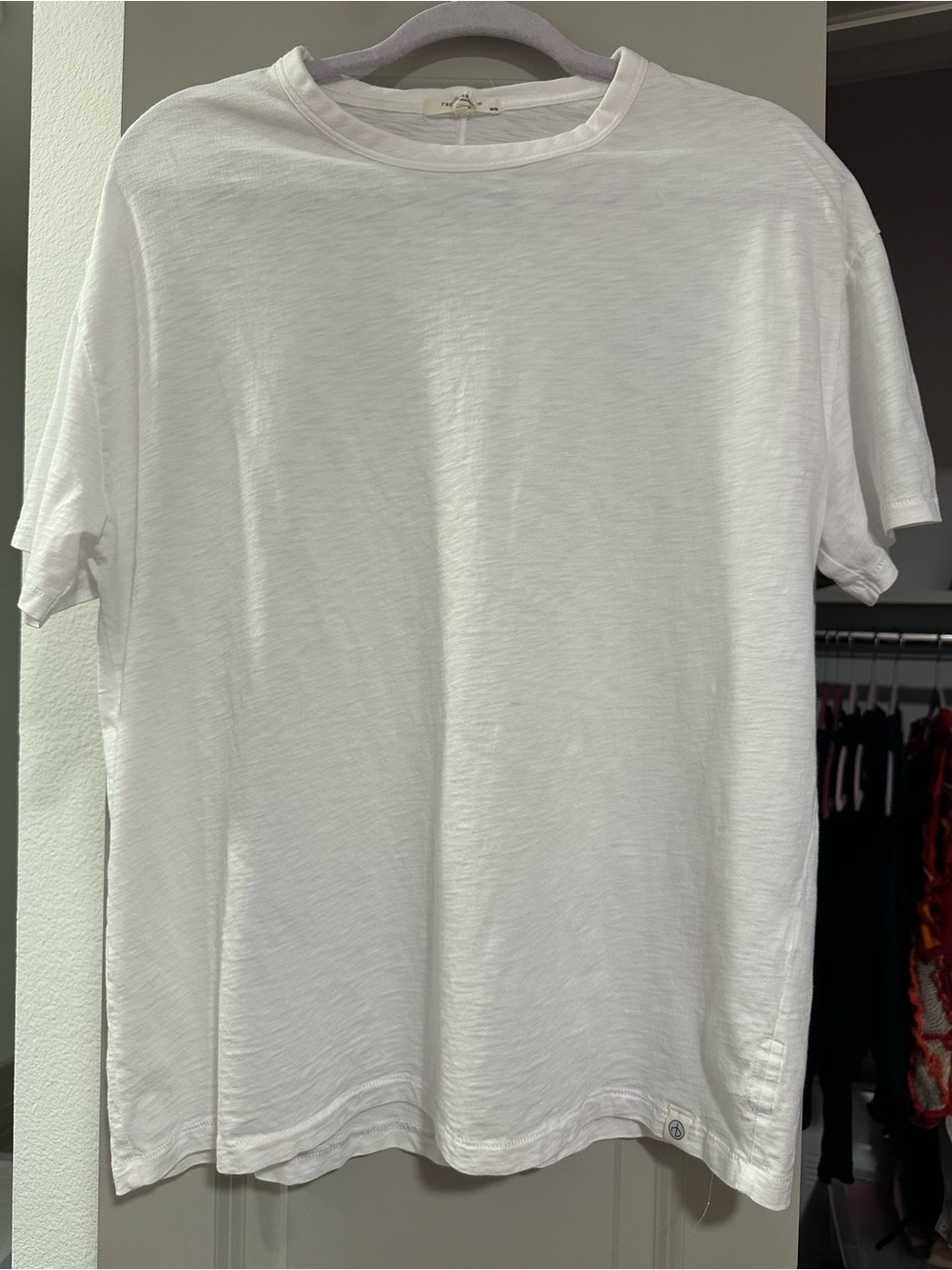 Classic White rag & bone 100% cotton T-Shirt